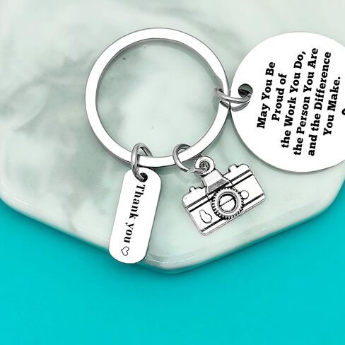 Xiahuyu Photographer Gifts Keychain Photography Lovers Gift Photographer Appreciation Gifts Christmas Birthday Gifts in Saudi Arabia
