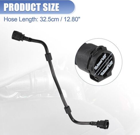 ACROPIX Heater Hose Radiator Expansion Tank Pipe Fit for BMW 530e 2018-2020 No.17128602599 - Pack of 1 in Saudi Arabia