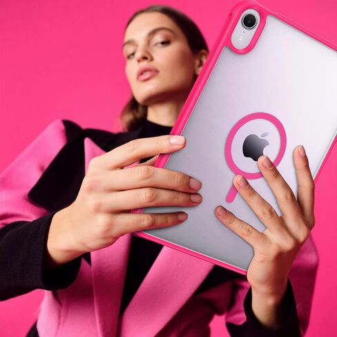 حالة Bentoben for iPad Mini7 (A17 Pro) ، و iPad Mini 7th Generation Magnetic Case (2024/2021) ، وغطاء صدمة غير لامع وغطاء للأسفل لـ iPad mini7/mini6 8.3 "، خارج الأبيض in Kuwait