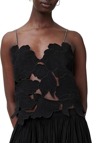 AllSaints Women's Flora Emb Top in Saudi Arabia