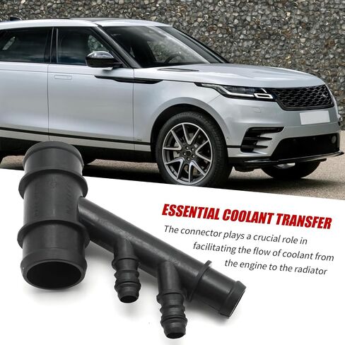 خرطوم مشعاع المحرك LR050854، موصل خرطوم علوي للمبرد الأسود، بديل لسيارة Land Rover Range Rover 2013-2022، يستبدل LR034637 LR019007 in Saudi Arabia