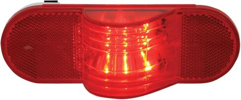 GG Grand General 79842 بيضاوي أحمر/أحمر 9 علامة LED وإضاءة دوارة مع عاكس in Saudi Arabia
