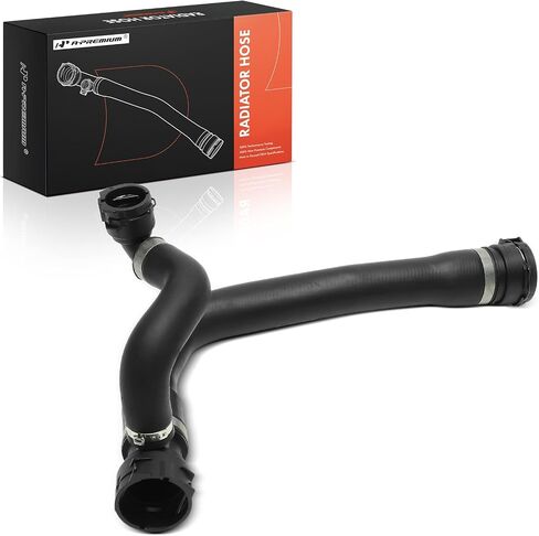 A-Premium Upper Radiator Coolant Hose Compatible with BMW 550i, 650i, 2006 20007 2008 2009 2010, Manual Transmission in Saudi Arabia