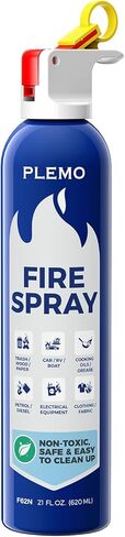 PLEMO Fire Extinguisher, All-in-1 Fire Spray for Home, Kitchen, Car, RV, Garage, Truck, and Camping, F60L, 2-Pack in Kuwait