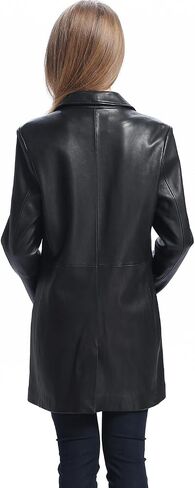 BGSD Women Danielle Lambskin Leather Walking Coat (Also available in Plus Size & Petite) in Saudi Arabia
