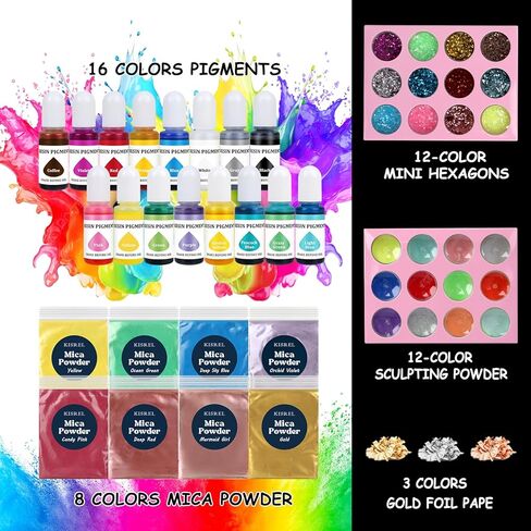 KISREL Epoxy Resin 2Gallon - Crystal Clear Epoxy Resin Kit - No Yellowing No Bubble Art Resin Casting Resin for Art Crafts, Jewelry Making, Wood & Resin Molds(1 Gallon x 2) in Kuwait