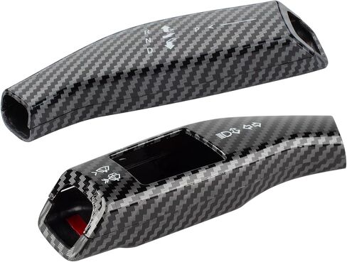 Mooseforge Digital Column Mounted Shifter Cover Compatible with 2025 Chevy Equinox Traverse Tahoe Suburban GMC Terrain Acadia Interior Accessories (Glossy red Carbon Fiber Pattern) in Saudi Arabia