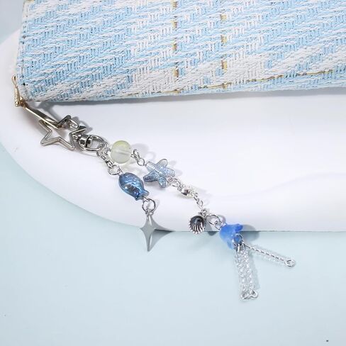 Cute Cherry Bag Charms,Glitter Strawberry Keychain with Key Ring and Clip,Sparkling Accessory for Purse Handbags Bag in Kuwait