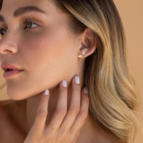 Moonstone Earrings New Beginnings Gifts for Women Graduation Divorce Retirement Farewell Gifts for Coworkers Inspirational Moonstone Jewelry in Saudi Arabia