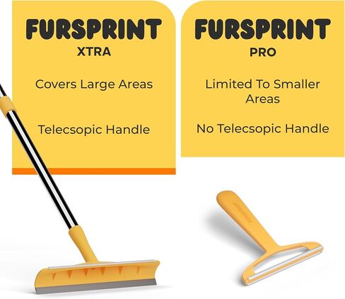Pro Pet Hair Removal Tool: Reusable Cat Hair Remover and Dog Hair Remover - Dual-Edge Pet Hair Remover and Carpet Hair Removal Tool for Non-Knit Materials - The Quick & Easy Fur Remover Tool in Saudi Arabia