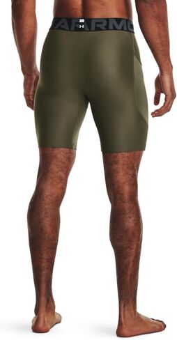 Under Armour Mens HeatGear Compression Shorts - Sweat Wicking XXL Black-White in Kuwait