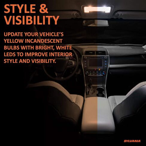 SYLVANIA - 7444 T20 ZEVO LED White Bulb - Bright LED Bulb, Ideal for Daytime Running Lights (DRL) and Back-Up/Reverse Lights (Contains 2 Bulbs) in Saudi Arabia