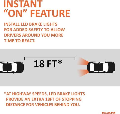 SYLVANIA - 7444 T20 ZEVO LED White Bulb - Bright LED Bulb, Ideal for Daytime Running Lights (DRL) and Back-Up/Reverse Lights (Contains 2 Bulbs) in Saudi Arabia