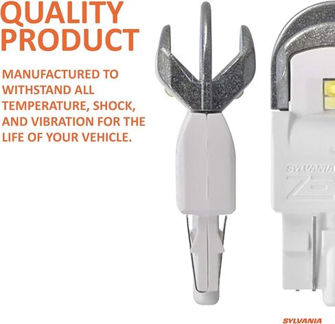SYLVANIA - 7444 T20 ZEVO LED White Bulb - Bright LED Bulb, Ideal for Daytime Running Lights (DRL) and Back-Up/Reverse Lights (Contains 2 Bulbs) in Saudi Arabia