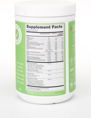 Boobie Pregnancy & Breastfeeding Superfood Greens Powder | Safe for Nursing Moms | 35+ Nutrients for Prenatal, Postpartum & Family Nutrition | Vegan, Gluten Free, Sugar Free | Mixed Berry, 30 Svgs in Saudi Arabia