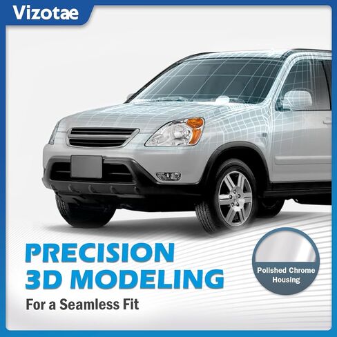 Headlights Assembly for 2002 2003 2004 Honda CR-V Halogen Headlamp Replacement, High/Low Beam W/Bulbs, Driver & Passenger Side in Saudi Arabia