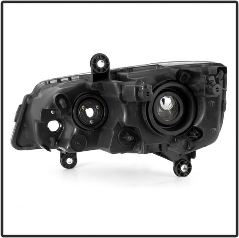 ACANII - For 2011-2017 Dodge Grand Caravan 08-16 Chrysler Town & Country Black Housing Headlights Headlamps Left+Right in Saudi Arabia