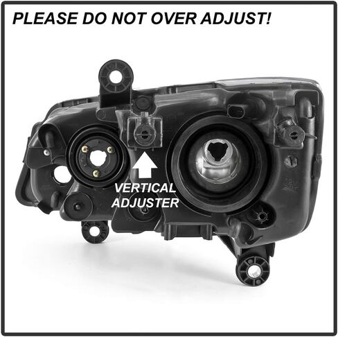 ACANII - For 2011-2017 Dodge Grand Caravan 08-16 Chrysler Town & Country Black Housing Headlights Headlamps Left+Right in Saudi Arabia