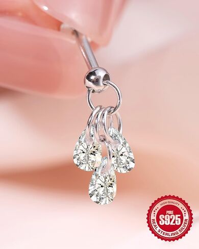 925 الفضة الاسترليني اللولب ثقب المجوهرات استرخى الزنمة القرط، AAAAA زركونيا، 1PC 16GA 1.2mm مترابطة داخليا حلق الغضروف الخلفي المسطح للنساء إلى الأمام محارة Daith مسمار الأذن حلقة الهدايا in Kuwait