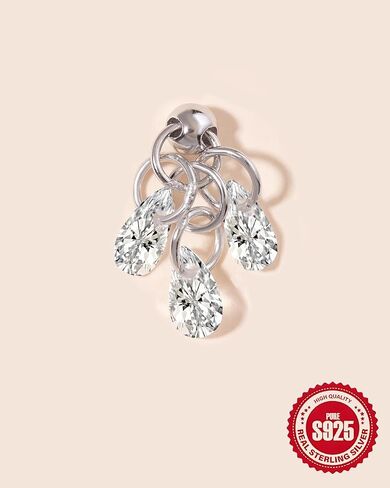 925 الفضة الاسترليني اللولب ثقب المجوهرات استرخى الزنمة القرط، AAAAA زركونيا، 1PC 16GA 1.2mm مترابطة داخليا حلق الغضروف الخلفي المسطح للنساء إلى الأمام محارة Daith مسمار الأذن حلقة الهدايا in Kuwait