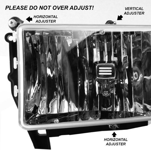 AKKON - For 94-01 Dodge Ram 1500 2500 3500 Truck المصابيح الأمامية السوداء مع مصابيح إشارة الزاوية يسار + يمين in Saudi Arabia