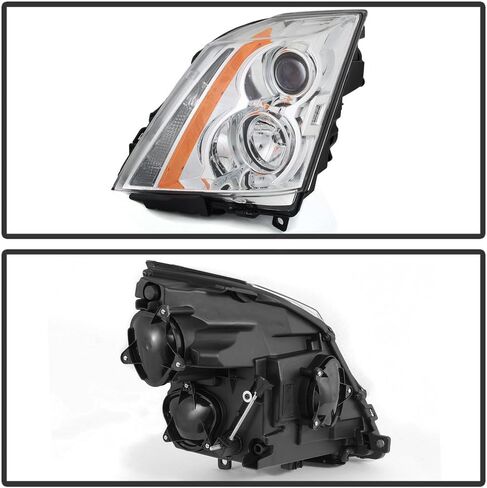 ACANII - For 2008-2013 Cadillac CTS Headlights Halogen Headlamps Head Lights Lamps Replacement Driver+Passenger Side in Saudi Arabia