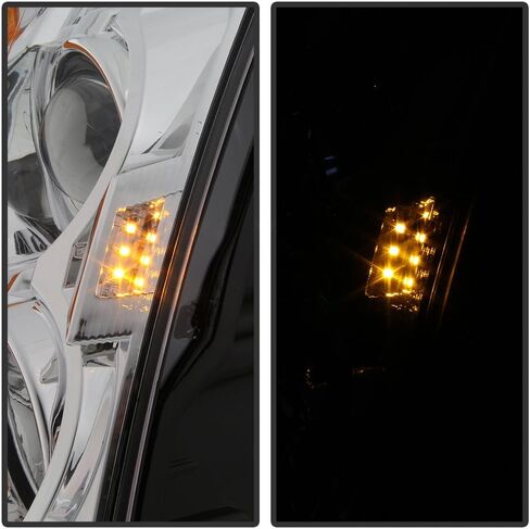 ACANII - For 2008-2013 Cadillac CTS Headlights Halogen Headlamps Head Lights Lamps Replacement Driver+Passenger Side in Saudi Arabia