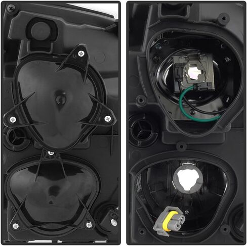 ACANII - For 2008-2013 Cadillac CTS Headlights Halogen Headlamps Head Lights Lamps Replacement Driver+Passenger Side in Saudi Arabia