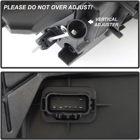 ACANII - For 2008-2013 Cadillac CTS Headlights Halogen Headlamps Head Lights Lamps Replacement Driver+Passenger Side in Saudi Arabia
