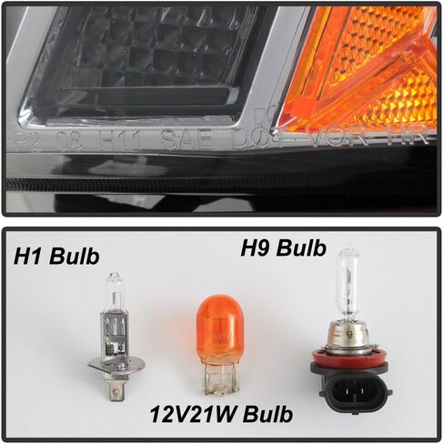 ACANII - For 2008-2013 Cadillac CTS Headlights Halogen Headlamps Head Lights Lamps Replacement Driver+Passenger Side in Saudi Arabia