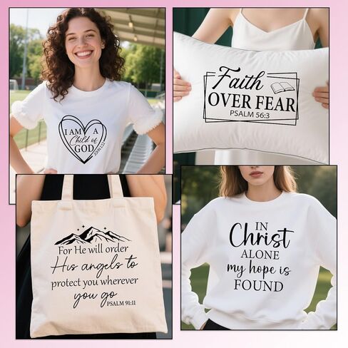 Dtf Transfers Ready to Press - 20 Pcs Easter Iron on Transfers for T-Shirts, Jesus Bunny Egg Iron on Patches Stickers, Heat Vinyl Decals for Clothes Bag DIY Crafts Fabric Decor in Kuwait