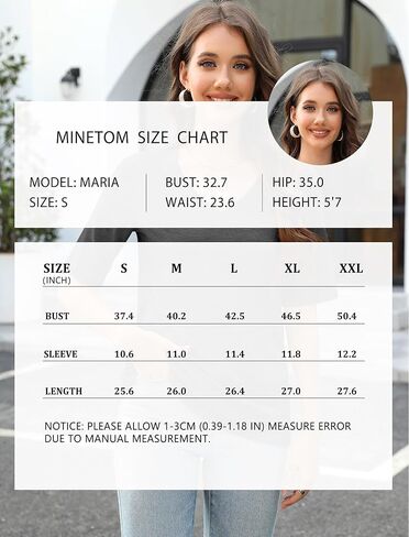 Minetom Women's V Neck T Shirts Casual Half Sleeve Tops Basic Summer Tees in Kuwait