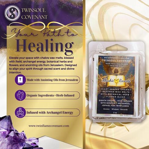 TwinFlames Chakra Wax Melt Collection – Beeswax Aromatherapy Melts with Archangel Energy, Sacred Oils & Scripture – 10 Spiritual Melts for Meditation, Alignment & Reiki (Solar Plexus Chakra) in Saudi Arabia