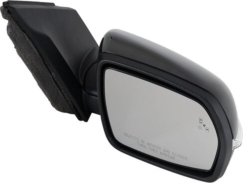 Garage-Pro Passenger Side Power Heated Mirror For Ford Edge 2015-2023, Signal Light, Blindspot Monitor, Memory & Puddle Lamp, Paintable, car side mirror blindspot, automotive exterior accessories in Saudi Arabia