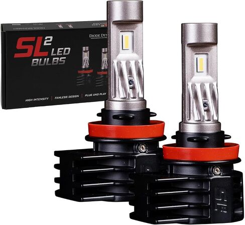 مصابيح LED للضباب دايود دايناميكس متوافقة مع Ford F-150 2018-2023 (زوج)، SL2 أصفر in Kuwait