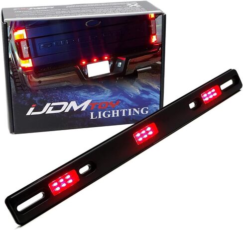 iJDMTOY OEM-Spec Red Lens LED Truck Tailgate Rear ID Lamp Lightbar Compatible With 2017-up Ford F250 F350 F450, Also Other Trucks in Saudi Arabia