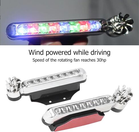 Wind Powered Light Led Energy Car Lights,Car Wind Powered Lighd Energy Power Lighd Powered Exterior Light,2pcs Wind Powered Daytime Running Light 8 LED Car Exterior Lamp in Saudi Arabia