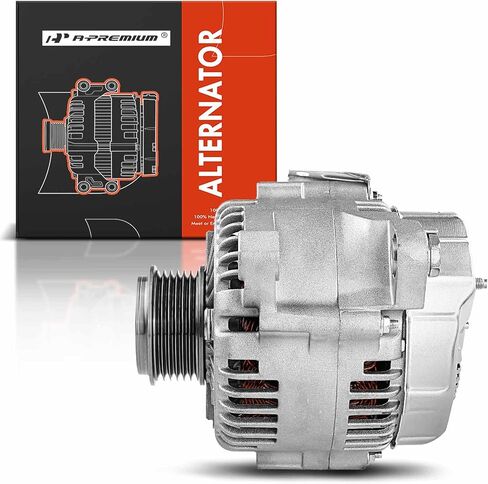 A-Premium Alternator Compatible with Hyundai Sonata & Kia Magentis 06-08, Optima 06-09, Rondo 07-09, L4 2.4L, with 2-Pin Plug, 110A 12V CW 6-Groove Clutch Pulley, Replace# 02131-9130, 37300-25301 in Saudi Arabia