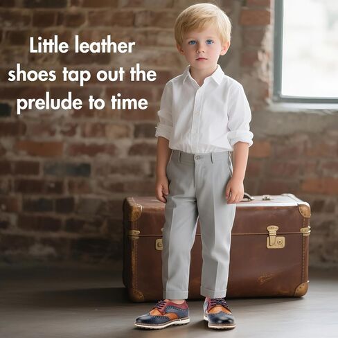 JITAI Boy's Oxford Toddler Dress Shoes Casual Comfort Uniform Formal Fashion Shoes in Saudi Arabia