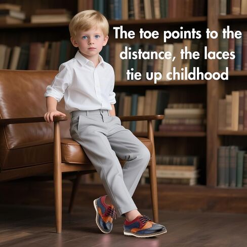 JITAI Boy's Oxford Toddler Dress Shoes Casual Comfort Uniform Formal Fashion Shoes in Saudi Arabia