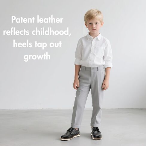 JITAI Boy's Oxford Toddler Dress Shoes Casual Comfort Uniform Formal Fashion Shoes in Kuwait
