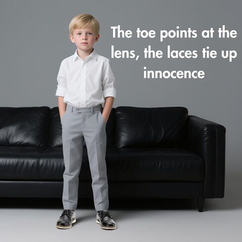 JITAI Boy's Oxford Toddler Dress Shoes Casual Comfort Uniform Formal Fashion Shoes in Kuwait