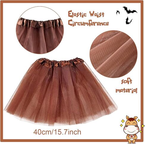 4 Pieces Halloween Horse Costume Horse Set Ears Headband Bow Tie and Tail Tutu for Women Christmas Carnival Cosplay Party Animal Suit in Saudi Arabia