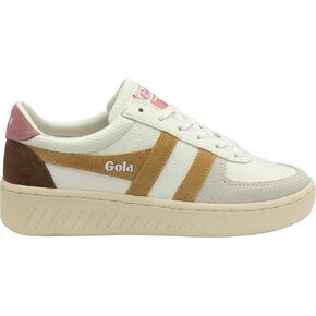 Gola Women's Grandslam Trident Sneaker, White/Brown Sugar/Dusty Rose, 7.5 in Saudi Arabia