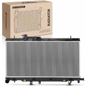 A-Premium Engine Coolant Radiator Assembly Compatible with Subaru Impreza, 2002 2003 2004 2005 2006 2007, Automatic/Manual Transmission, Replace# 45111FE000, 45111FE050 in Kuwait