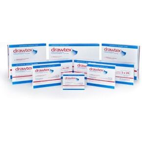 Drawtex Hydroconductive Dressing with Levafiber 6" x 8" [Box of 10] in Saudi Arabia