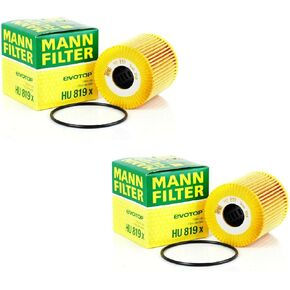 Replacement Set Pair of 2 Oil Filters Mechanics Choice for Volvo S40 S60 C70 XC70 XC90 V70 V40 in Kuwait