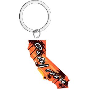California Souvenirs State Keychain - Durable Key Ring And Key Holder For Gifts,Souvenirs From Usa,Spot M in Kuwait