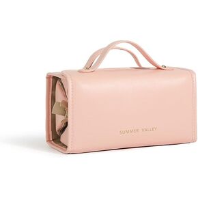 YDR Travel Makeup Bag 4-in-1 Roll-Up,Capacity Cosmetic Bag for Women Portable Pouch Case Toiletry Bag Storage Organizer With 4 Detachable Removable in Saudi Arabia