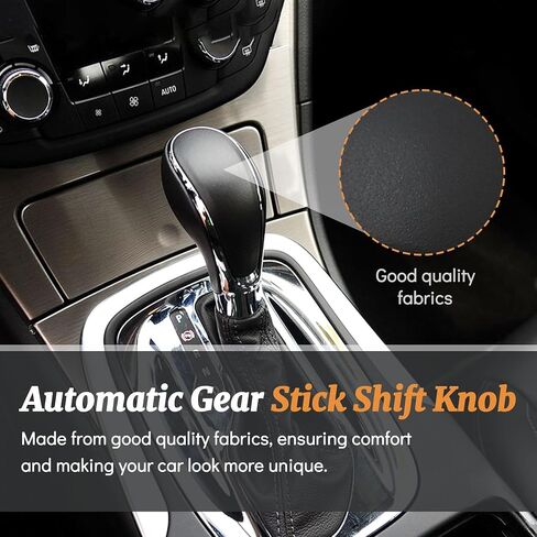 Automatic Gear Stick Shift Knob Car Gear Shifter Black Knob Cover Head Handle Lever Compatible with Buick Verano 2012-2017 for Regal GM Opel Vauxhall Insignia 2009 2010 2011 2012 2013 in Saudi Arabia